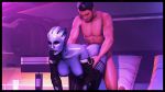 1girl 3d bed hetero kaidan_alenko liara_t'soni male mass_effect sex source_filmmaker