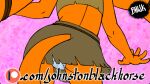 1girl 1girl 1girl anthro ass ass_focus ass_shake back back_view badger brown_fur brown_hair crop_top dancing furry furry_female gif gif hair_tie johnston_blackhorse legs midriff orange_fur orange_hair panties seductive_body sega sexually_suggestive skirt solo_focus sonic_boom sonic_the_hedgehog_(series) sticks_the_badger tail tail_through_clothes thighs twin_tails underwear upskirt younger_female
