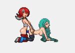  1girl 2_girls amaria_(pokemon_reborn) amaria_fiore blue_eyes blue_hair edit female_only gif gif lesbian_sex nude nude_female pixel_art pokemon pokemon_fangame pokemon_reborn red_eyes red_hair sex silver_hair sprite sprite_art sprite_edit strap-on strapless_strap-on titania_(pokemon_reborn) titania_andersen two-tone_hair yuri 