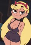 gender_change marco_diaz sexy sexy_body sexy_breasts smile smiling_at_viewer star_vs_the_forces_of_evil