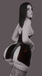 1girl 1girls 3d 3d_model 3d_render amelie_lacroix ass ass_focus back_tattoo black_dress black_eyeshadow black_fingernails black_hair black_nail_polish black_nails blizzard_entertainment bracelet bracelets breasts dress female_focus female_only grey_background grey_body grey_lips grey_lipstick grey_skin grey_skinned_female long_fingernails long_hair long_nails looking_back medium_hair mslewd mslewd_(artist) necklace overwatch silver_bracelet silver_necklace small_breasts solo_female solo_focus spider_tattoo stockings stockings_thigh_highs tattoo thighs widowmaker widowmaker_(overwatch)