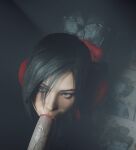 1boy 1girl 1girls 3d ada_wong ada_wong_(adriana) asian asian_female ass athletic athletic_female big_ass black_hair blender bubble_ass bubble_butt capcom clothed clothed_sex eye_contact fellatio fellatio human leather leather_pants light-skinned_male light_skin looking_at_partner looking_pleasured male oral oral_penetration oral_sex partial_male partially_clothed petite photorealism photorealistic pleasure_face pov project_vega realistic realistic_textures resident_evil resident_evil_4 resident_evil_4_remake seductive_eyes seductive_look seductive_mouth thick thick_ass thick_thighs