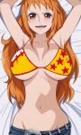  1girl 1girl 1girl big_breasts breasts female_focus female_only long_hair mature mature_female nami oki_kuro one_piece orange_hair post-timeskip solo_female solo_focus tagme 