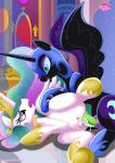  2girls alicorn bbmbbf cutie_mark dildo equestria_untamed friendship_is_magic horn incest my_little_pony nightmare_moon nightmare_moon_(mlp) nightmare_moon_armor palcomix princess_celestia princess_luna princess_luna_(mlp) sisters strap-on tagme wings yuri 