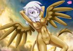 1girl breasts equestria_untamed female friendship_is_magic gilda gilda_(mlp) looking_at_viewer my_little_pony tagme tail wings