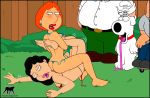 ass blush bonnie_swanson breasts brian_griffin family_guy joe_swanson lois_griffin long_tongue luberne nipples open_mouth peter_griffin tongue tongue_out