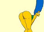 big_ass big_breasts blue_hair breasts fuck gif hair hentai incest marge_simpson mother's_duty mother_and_son nickartist the_simpsons yellow_skin