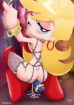 1girl blonde_hair dildo female_only long_hair nude palcomix panty_&_stocking_with_garterbelt panty_(psg) panty_anarchy tagme