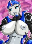  arcee big_breasts breasts e!_(artist) huge_breasts mechanophilia nipples non-mammal_breasts robot transformers transformers_prime 