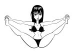 1girl bikini goth herny kristin_(sym-bionic_titan) long_hair sym-bionic_titan yoga