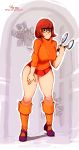  breasts full_body glasses legs scooby-doo shoes skirt socks velma_dinkley 