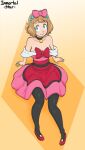 blackjoe01 blonde_hair brown_eyes creatures_(company) dancer_outfit game_freak humans_of_pokemon immortalstar light-skinned_female nintendo pokemon pokemon_(anime) pokemon_(game) pokemon_xy porkyman serena_(pokemon)