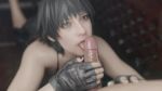 1boy 1girl 3d bulgingsenpai clothed_sex cum cum_in_mouth cum_on_face devil_may_cry devil_may_cry_5 facial fellatio has_audio hetero lady_(devil_may_cry) oral pov tagme uncensored veiny_penis webm