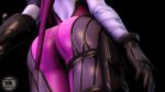 3d ass black_background close_up gif jiggle lordaardvark overwatch walking widowmaker