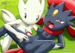  2girls bbmbbf multiple_girls nintendo palcomix pokemon pokepornlive tagme togetic weavile yuri 