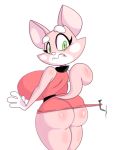  1girl 2016 anthro ass big_ass big_breasts breasts cat dat_ass feline huge_ass huge_breasts insanely_hot joelasko mammal shima_luan super_planet_dolan teer white_background 