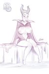 azrael_(artist) big_breasts breasts disney maleficent sleeping_beauty witch