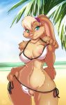 anthro bikini breasts furry lola_bunny looney_tunes pussy