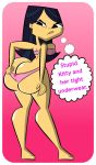  big_ass bikini codykins123 dat_ass emma fat_ass huge_ass pink_background thong total_drama_island 