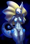 2014 anthro anthrofied aurorus biped blue_clothing blue_eyes blue_panties blue_underwear bottomwear breasts clothing dinosaur elpatrixf female fist fossil_pokemon gen_6_pokemon happy looking_at_viewer nintendo non-mammal_breasts panties pattern_bottomwear pattern_clothing pattern_panties pattern_underwear pokemon pokemon_(species) pokemorph raised_arm reptile sauropod scalie smile solo standing striped_bottomwear striped_clothing striped_panties striped_underwear stripes underwear white_clothing white_panties white_underwear