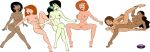 ann_possible big_breasts bonnie_rockwaller breasts gagala kim_possible kimberly_ann_possible monique shego transparent_background yuri zita_flores