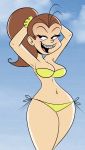 big_breasts big_hips bikini breasts luan_loud scobionicle99 the_loud_house