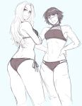 ass devil_may_cry lady_(devil_may_cry) swimsuit trish_(devil_may_cry)