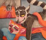  all_hail_king_julien dreamworks furry interspecies king_julien madagascar queen_clover_(all_hail_king_julien) 