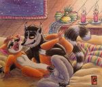  all_hail_king_julien dreamworks furry interspecies king_julien madagascar queen_clover_(all_hail_king_julien) 