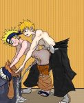 bleach crossover kurosaki_ichigo naruto naruto_uzumaki tagme trainer_(artist) yaoi