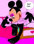 black_fur bottomless disney masturbating minnie_mouse mouse mouseboy rodent tagme