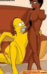 homer_simpson manjula_nahasapeemapetilon tagme the_simpsons yellow_skin