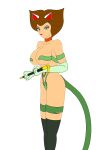  alternate_species breasts catgirl disney eyeshadow female_abs female_focus female_only green_fur hips lady_waltham lips lipstick navel nekohybrid red_lipstick silf tarzan the_legend_of_tarzan thighs 