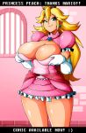 princess peach from super mario bros. by witchking00