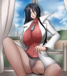 big_breasts breasts glasses kyoko_minazuki pencil_skirt rival_schools teacher