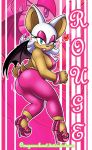 1girl 2016 anthro bat furry heart looking_at_viewer mammal omegasunburst one_eye_closed rouge_the_bat sega smile wink