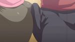 1boy 1girl animated ass_focus buttjob buttjob_over_clothes erect_penis erection_under_clothes frottage gif hetero loop penis_in_ass