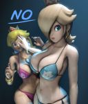 3d big_breasts bikini breasts cleavage fuckable insanely_hot nintendo princess_peach rosalina royalty super_mario_bros. talk_to_the_hand urbanator