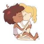 amphibia anne_boonchuy closed_eyes kissing sasha_waybright yuri