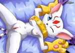 1girl collar digihentai digimon feline furry gatomon gatomon_x palcomix tagme