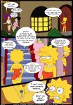 amy_wong big_breasts breasts comic croc_(artist) english futurama lisa_simpson marge_simpson milf the_simpsons turanga_leela yellow_skin