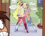 anal_object_insertion ass blue_bra blue_panties bra breasts date dated freckles futanari futanari_on_female jackie_lynn_thomas jean_shorts kisekitemiro looking_at_another looking_at_each_other looking_back marco_diaz nude object_insertion panties panties_around_legs panties_down pussy shocked shorts shorts_down signature star_butterfly star_vs_the_forces_of_evil surprised topless wand zmanal