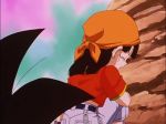 anime ass close_up dragon_ball dragon_ball_gt gif pan rock round_ass standing_up