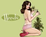  1girl drawing drugs female_only logo marijuana mary-louise_parker plant tv_show weeds_(tv_show) 