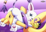 2girls digihentai digimon furry gatomon multiple_girls palcomix renamon tagme yuri