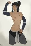 avatar:_the_last_airbender dark_skin incase korra nipples the_legend_of_korra topless