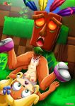  aku-aku aku_aku bbmbbf breasts coco_bandicoot crash_bandicoot_(series) female fur34 fur34* furry palcomix tagme 