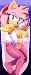  1girl 2016 absurd_res amy_rose anthro areola big_breasts bracelet breasts cocktail dreamcastzx1 erect_nipples eyelashes furry gloves green_eyes hairband hedgehog high_res humanoid_feet looking_at_viewer mammal nipples nude partially_submerged pinup raianonzika_(artist) sega smile visual_pun wine_glass 