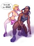 dark-skinned_male dark_skin female_pegging_male femdom interracial light-skinned_female light_skin milf pegging revenge revenge_rape revenge_sex sex strap-on thedirtymonkey