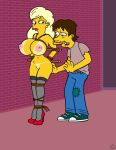 big_ass big_breasts breasts dat_ass drunk huge_breasts nano_baz nipples pussy the_simpsons titania_(the_simpsons) yellow_skin